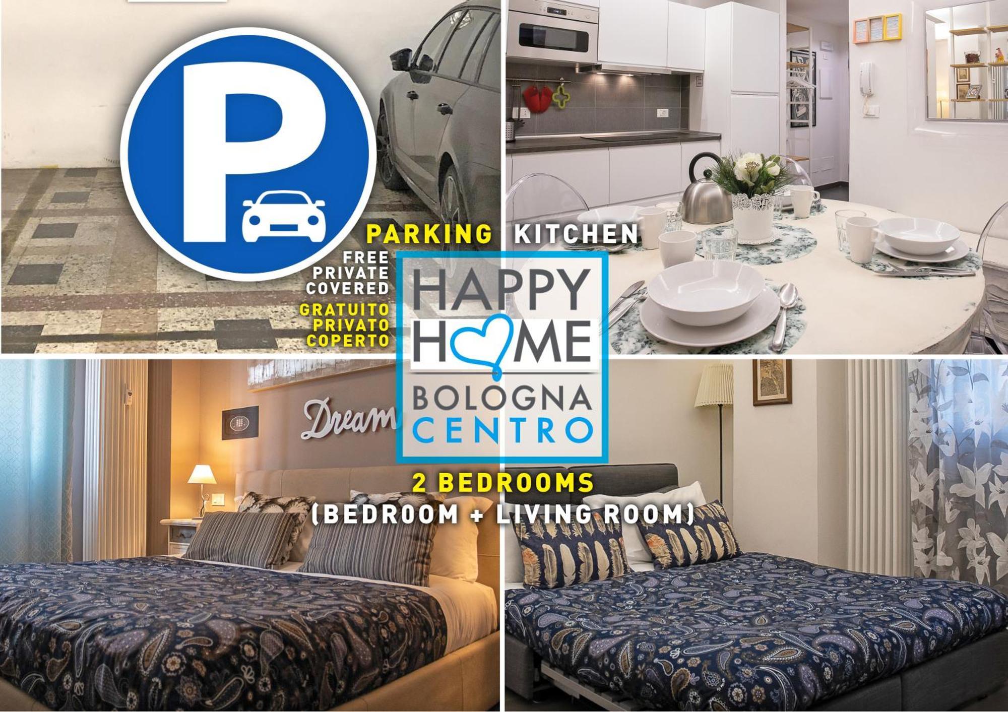 בולוניה Happy Home Bo Centro Free Private Parking מראה חיצוני תמונה